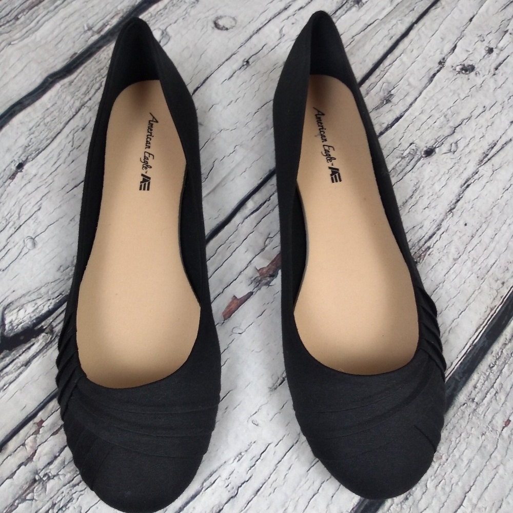 American Eagle Ballet flats shoes in Black sz 13W